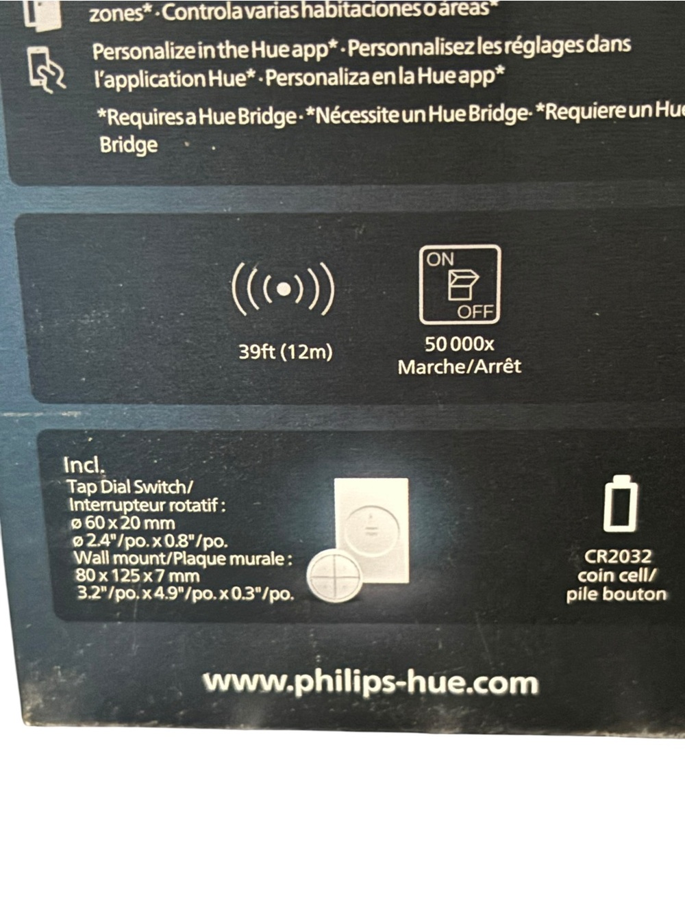 Philips Hue Tap Dial Switch in White - Picture 3 of 3